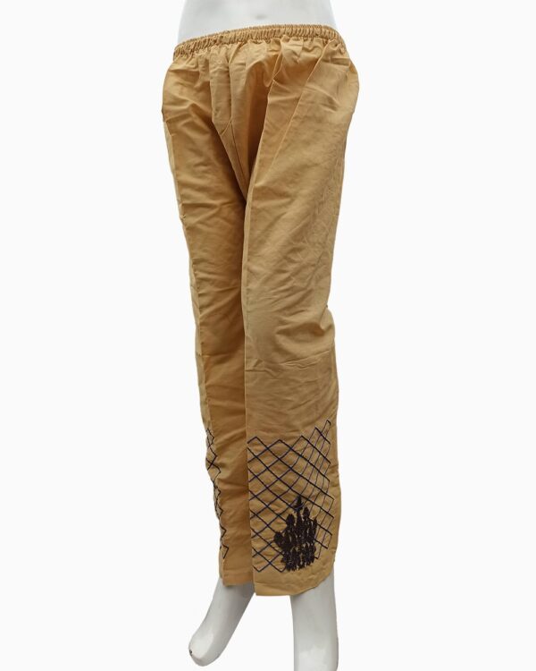 embroidered cotton blend trousers-biggest female trouser collection (15)-skin trouser designs