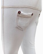 female denim pants-back 2 pockets-stretchable denim pants-white pants (10)