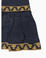 heavy Denim-ark embroidery-tilla work- patch frock-ghagra design-female denim designs (6)