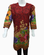 khaddar shirts-latest winter designer collection-floral printed khaddar-multi color khaddar shirt designs (2)
