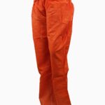 linen printed flapper trouser designs (1)-orange printed trouser