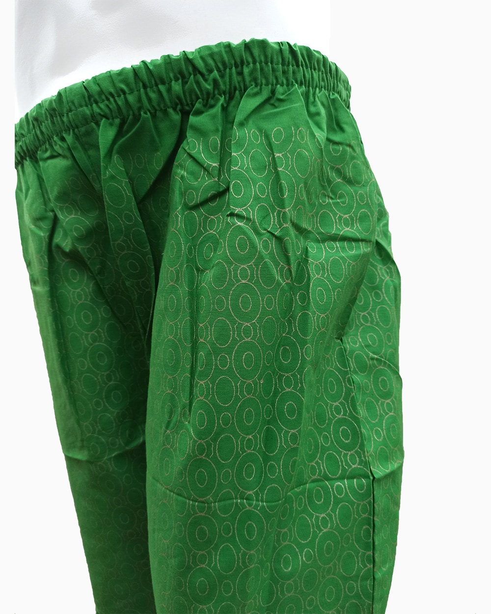 linen printed flapper trouser designs (9)-parrot green trosuer
