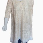 premium quality linen-pigment paste print-floral pattern-buy biggest linen kurtis in pakistan-latest winter collection-off white shirt-white linen kurti (15)
