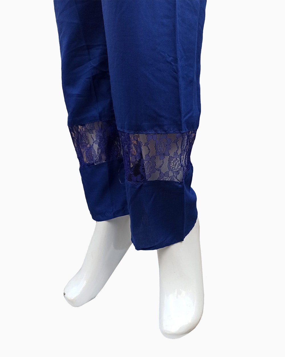 silky linen net plain trousers-navy blue trouser (6)
