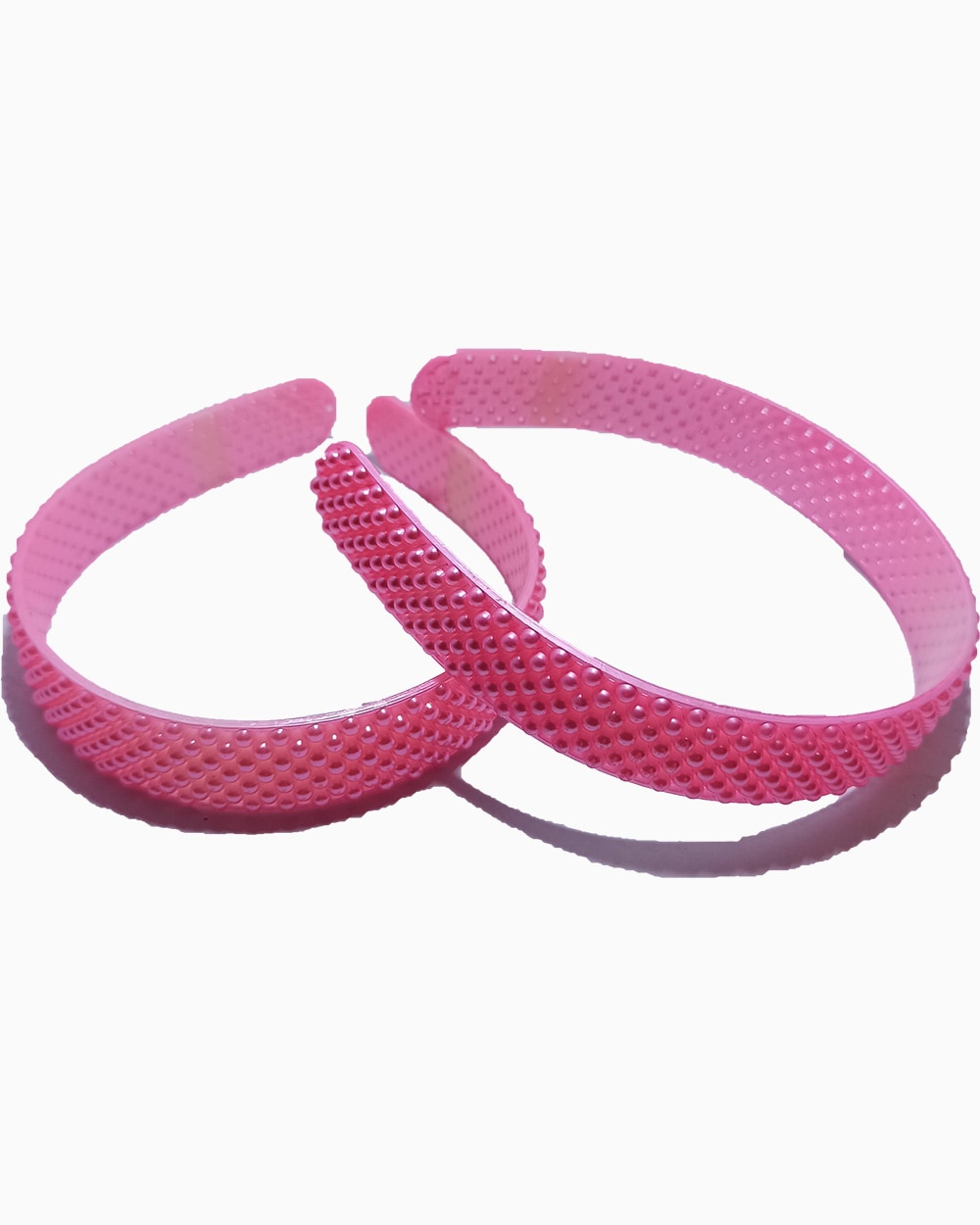 Buldging-Pop-Dotted-Plastic-Fancy-Hair-Clips-6-pink