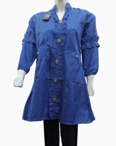 blue fancy kurti pakistan