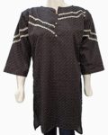 fancy cotton kurti polkadot design