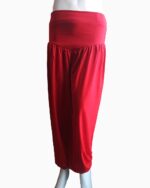 red patiala trousers