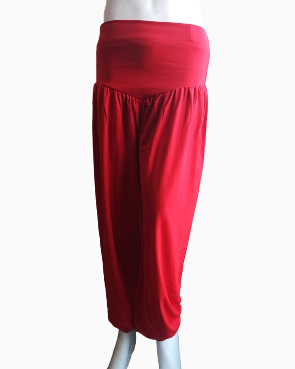 red patiala trousers