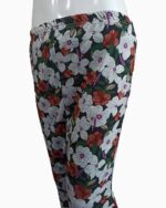 digital floral print tights - 2