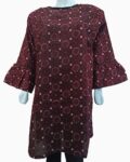 Circle Thappa Printed Ajrak Lawn Kurti (2)