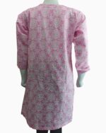 pink floral kurti shirt for girls - 1