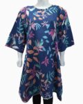 purple floral design kurti shirt