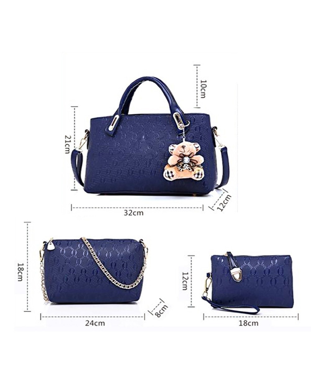 4 piece bags size guide
