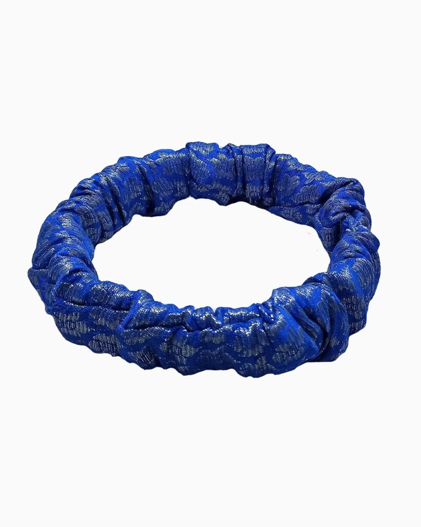 blue shininig headband