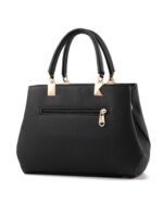 elegant tassel ladies handbag black - 3