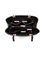 elegant tassel ladies handbag black - 5