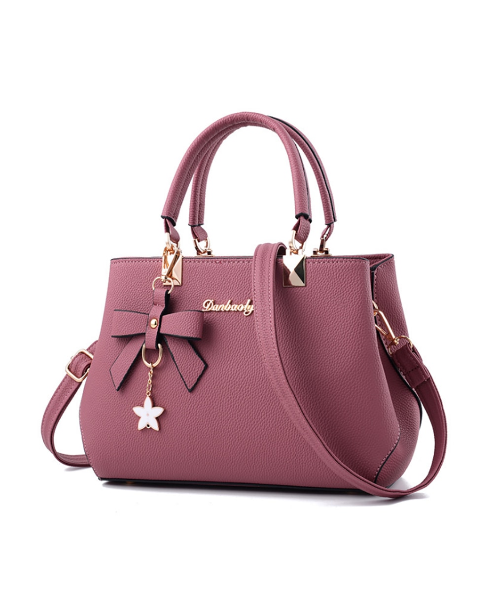 elegant tassel ladies handbag purple