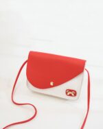 two color stylish small ladies bag - 4