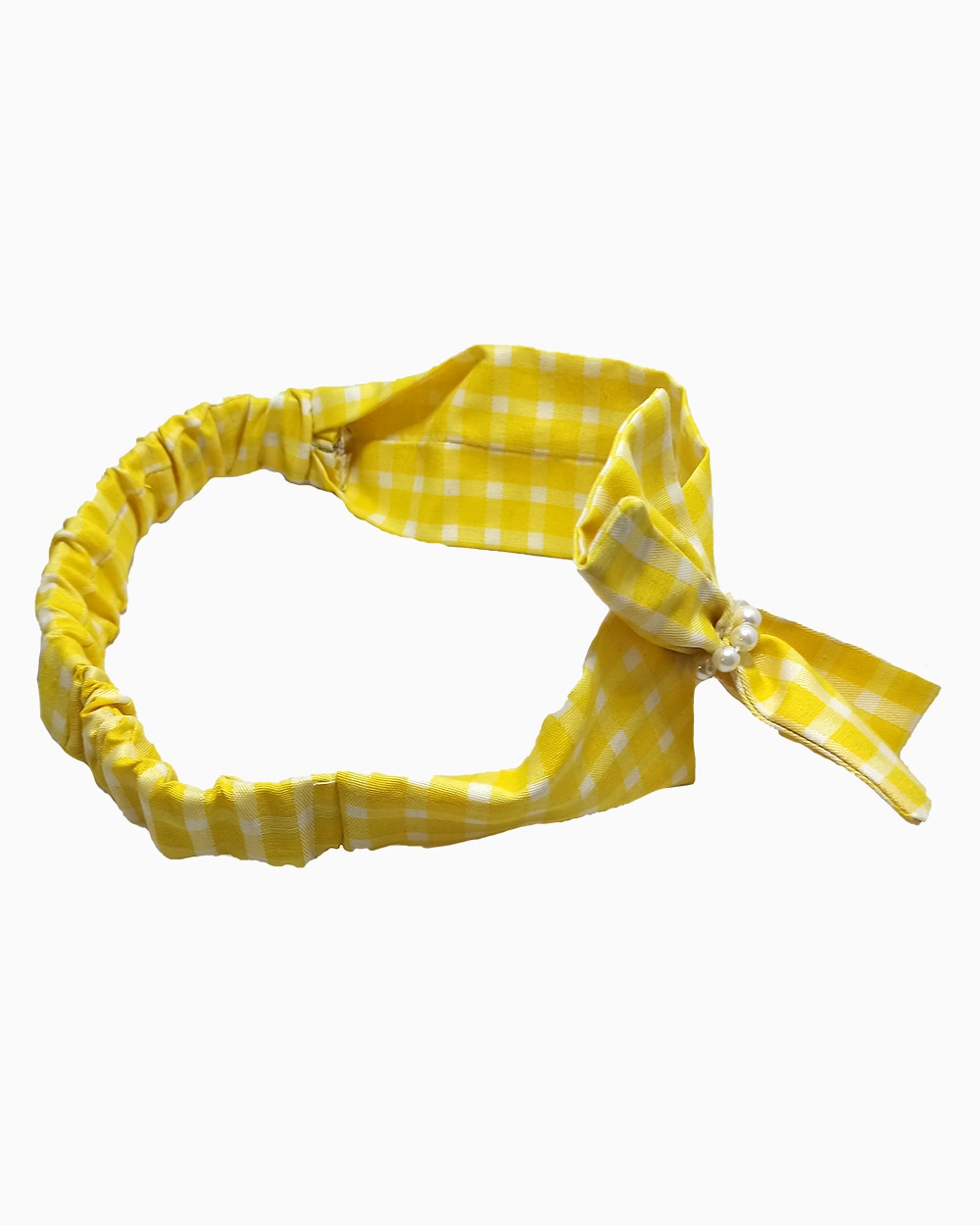 yellow bow tie headband