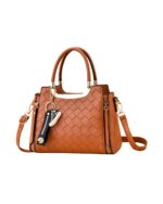 fancy-ladies-handbag-with-tassel-2 brown