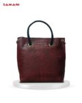 Red Alligator Texture Large Capacity Women Bag